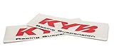 kayaba gabel kaufen  Kayaba Gabel Aufkleber KYB Racing Suspension 24x8,5cm transparent rot