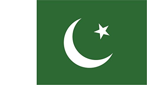 JMM Industries Pakistan Flag Vinyl Decal Sticker Ø§ÙØ³ÙØ§ÙÛ Ø¬ÙÛÙØ±ÛÛ Ù¾Ø§ÙÙØ³ØªØ§Ùâ¬ Pakistani Car Window Bumper 2-Pack 5-Inches by 3-Inches Premium Quality UV-Resistant Laminate PDS503