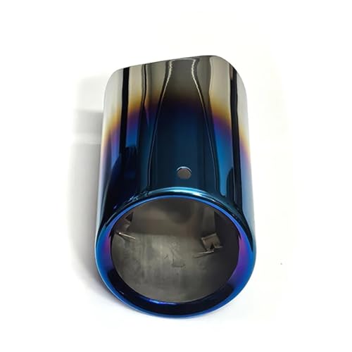 Embout échappement bleu 76mm double épaisseur pour BMW Série 5 F10 E60