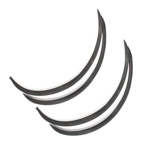Pegatinas para guardabarros de fibra de carbono para moldura de rueda de Audi A4 A6 73cm