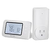 DIGITEN Wireless Thermostat WTC100 Pro Temperature Controller for Cooling & Heating, Remote Controlled Outlet, Easy-to-Use and Programmable Thermostats for Home,Greenhouse