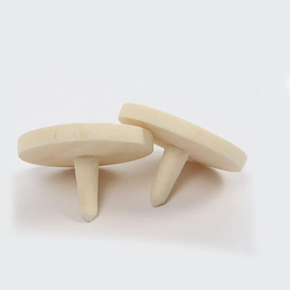 review LIOOBO Golf Ball Position Marker Wooden: 30 Pcs Ball Position Markers Golf Ball Positioning Markers Round Golf Ball Marker