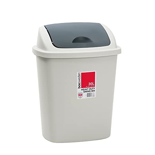 swing top kitchen trash cans