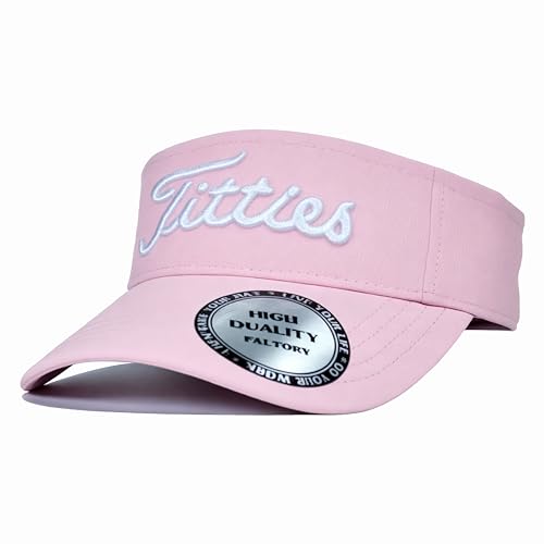 Bamveio Lustige Golf-Visor Rosa - 1 Stück