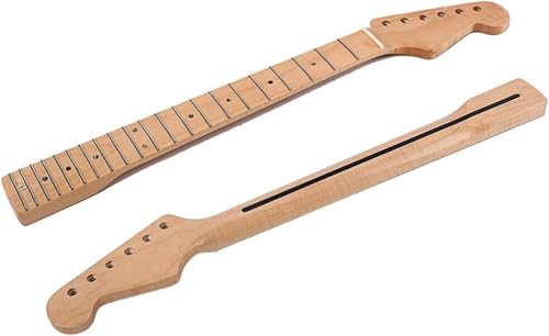 Szyjka do gitary elektrycznej, 22 progi, podstrunnica klonowa z inkrustowanymi kropkami, część zamienna do gitar elektrycznych