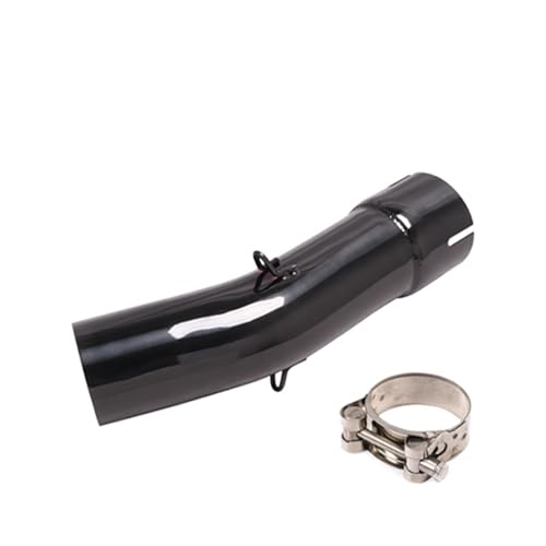 �o�C�N�p�G�L�]�[�X�g�p�C�v Compatible With SUZUKI For SV650 2003-2015 �Ή� �o�C�N�p�r�C�ǉ��� 51mm �}�t���[ ���g���g�p �~�h�������N�p�C�v�ڑ� �X���b�v�I��