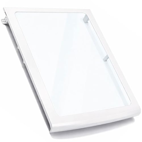 WR32X22844 Refrigerator Freezer Glass Shelf Compatible With GE GSE25HMHEHES GSE25HSHBHSS GSE25HMHJHES GSE25HSHEHSS GSE25HSHJHSS GSE25HMHKHES Refrigerator etc. Part Number: AP5980305 PD00026844
