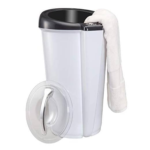 Ivation Towel Warmer | Large Bucket Style Luxury Heater with Lockable Lid | Fits Up to Two 40” x 70” Oversized Bath Sheet Towels