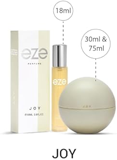 Eze JOY Perfume For Women, Premium Long Lasting Jasmine Fragrance, Luxury Intense Scent, Best Gift For Her, Liquid EDP, 75ml