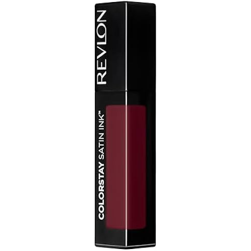 Revlon ColorStay Satin Ink Lipstick, 021 Partner in Wine, 0.17 fl oz