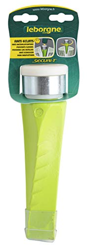 Leborgne Coin éclateur Sécuri-T, Surface de frappe en polymère, Forme hélicoïdale, Acier forgé trempé, Pour bois dur et noueux, 2,3 kg
