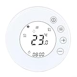 FACULX Termostato inteligente con pantalla táctil WiFi, con control de microordenador, para calefacción de agua, calefacción por suelo radiante y sistemas de calderas (2)