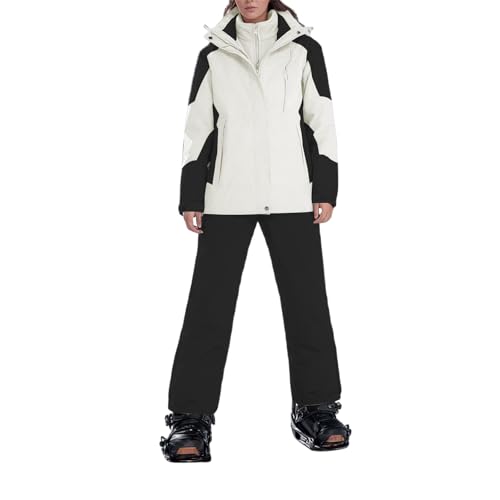 Veste de ski et pantalon streetwear pour entraînement hiver