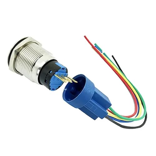 Interruptor de botón 1NO1NC para evitar activaciones erróneas mediante llave de 19mm 4