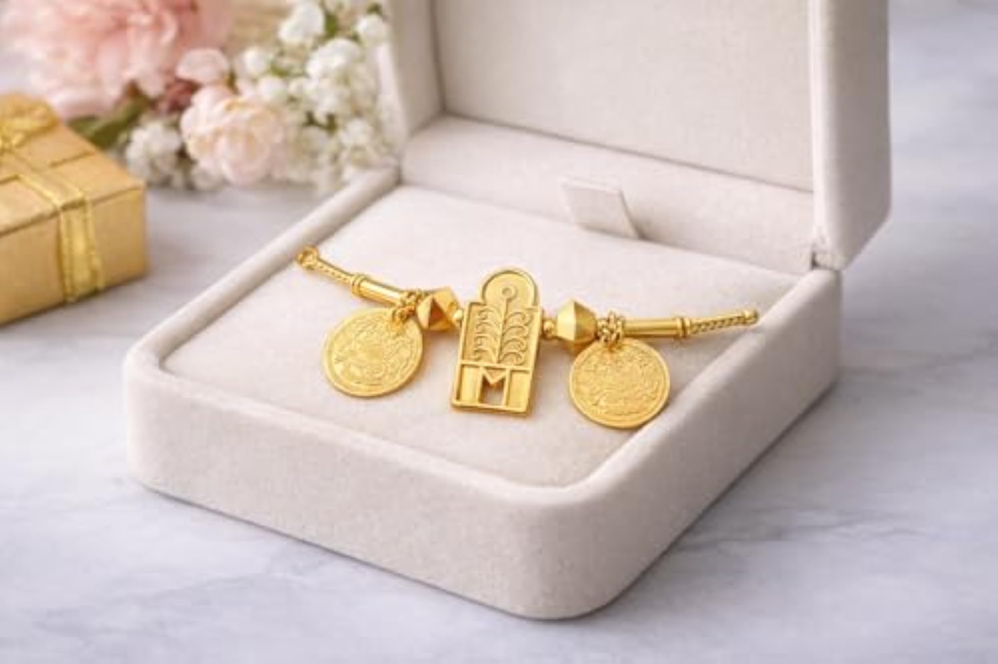 Women's Traditional Thali Mangalsutra with Bottu Design