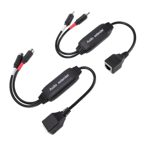 Extensor de Sonido RJ45 pasivo Plug and Play Luocute con filtro aislador de ruido estéreo
