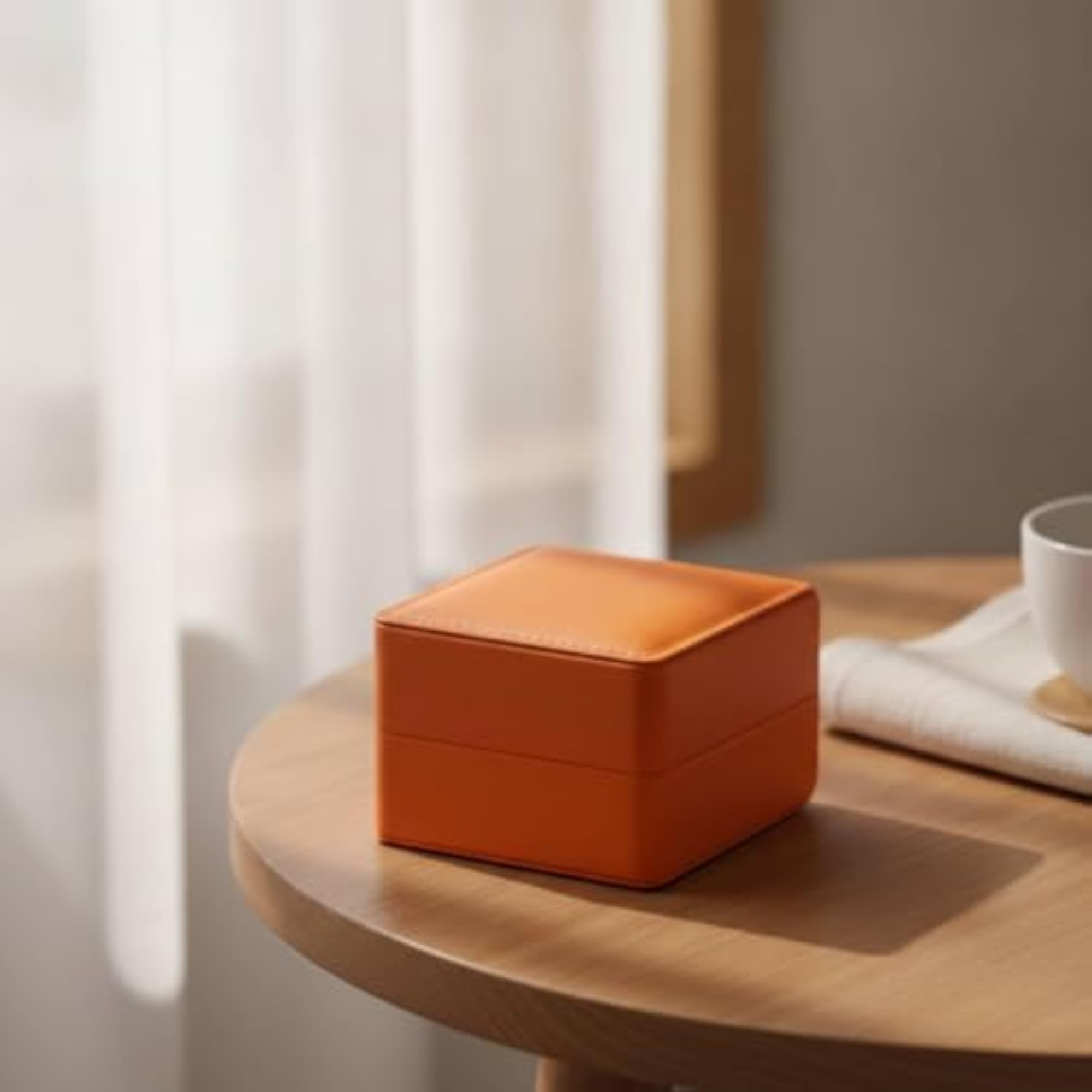 Watch Box with Pillow Display Case, Gray