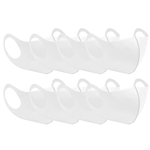 マスク 洗える 伸縮性 8枚 通気性 ホコリ花粉 紫外線カット ストレッチ 洗える 小顔 吸水速乾 男女兼用 5カラー SYUKKY