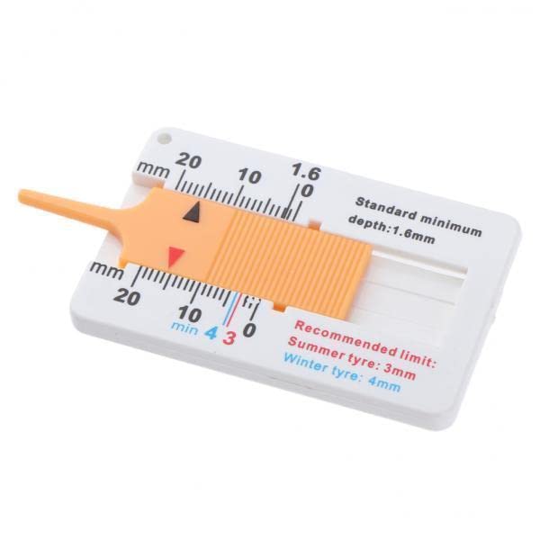 Club Bollywood® 5xCar Motorcycle Tyre Tread Ruler Depth Meter Wheel Measuring Tool-picture-30