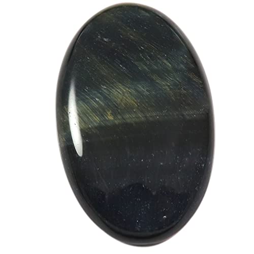 Cabochon en œil de tigre bleu de 45,85 carats small pour création de bijoux uniques