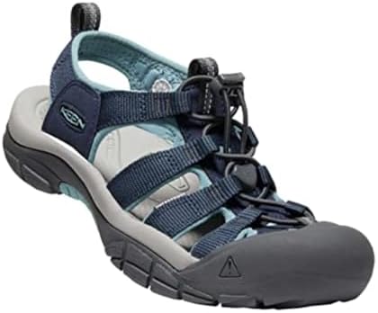 KEEN Women's Newport H2 Closed Toe Water Sandals, Navy/Magnet, 8.5 US - 5