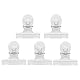 C Kurve Nagel Klemmen, Curve Nail Pinching Tool, 50Pcs C Curve Nail Extension Clips Multi Functional Plastic Nail Art Accessories (01)