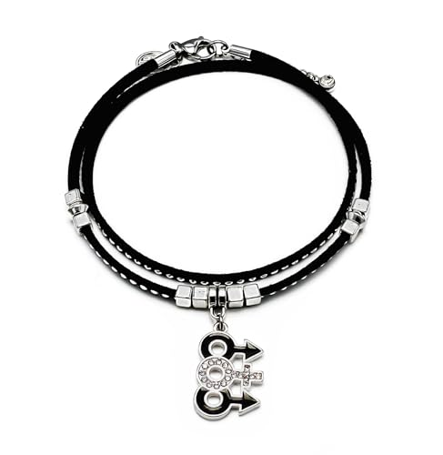 His and Hers Intimates ? MFM ? Threesome Anklet on Studded Suede