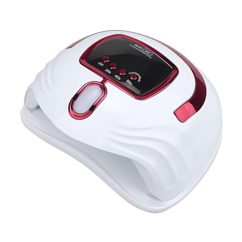 UV Nail Dryer, 268W LED Nail Lamp for Gel Polish, Fast Nail Dryer with Automatic Sensor, 4 Timer Setting, LED Nail Light for Fingernail and Toenail Nail
