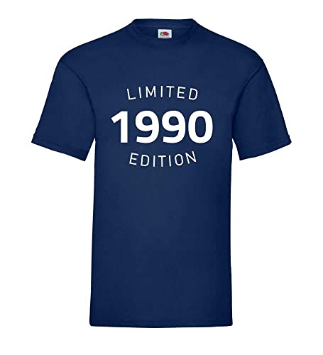 T-shirt pour homme bleu marine XXXL 1990 Limited Edition