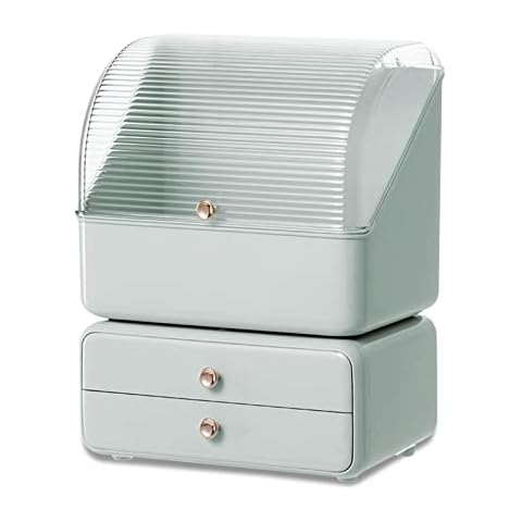 Galatée Dustproof Makeup Organizer with Lid Cover