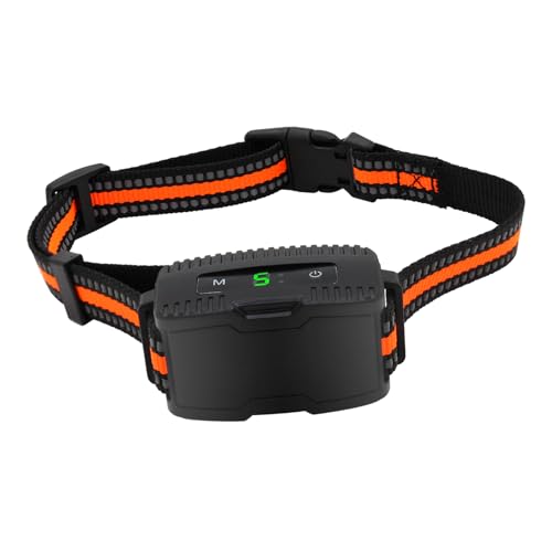 FackLOxc Collar Resistencia Ladridos Recargables para Perros con 3 Modos Entrenamiento Dispositivo Entrenamiento Sensibilidad Ajustable Collar Perros Aire Libre