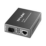 TP-Link WDM Fast Ethernet Media Converter, Up to 100Mbps RJ45 to 100M Single-Mode SC Fiber, 1310nm Transfer Data and 1550nm Receive Data (MC112CS)