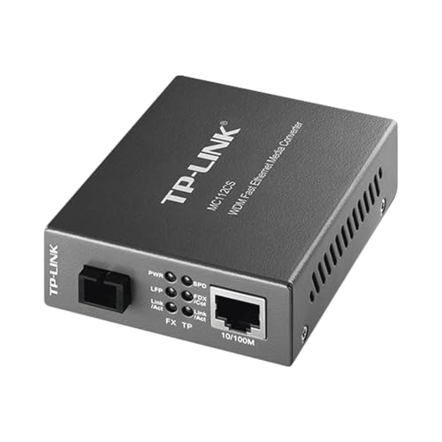 TP-Link 10/100Mbps WDM Media Converter (MC112CS)