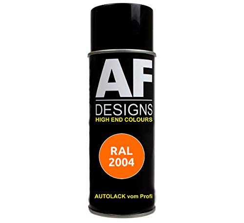 Alex Flittner Designs RAL 2004 Bombe aérosol de Peinture de Voiture RAL2004 REINORANGE Brillant