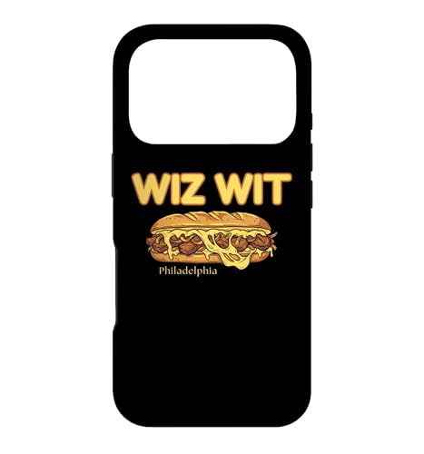 Wiz Wit Philly Cheesesteak Funny Philadelphia Foods �p���f�B �X�}�z�P�[�X iPhone 17 Pro �p