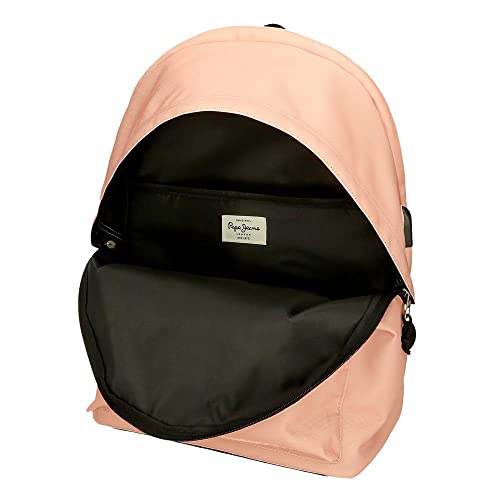 Pepe Jeans Unisex. 63224A3 Mochila Aris Colorful Rosa Nude (Osfa), Casual, PoliéSter - 6