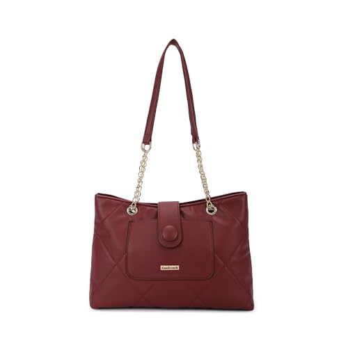 Fastrack Diamond Quilted Shoulder Bag for Girls, Ladies and Women...