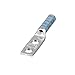 Panduit LCC4-12W-L Code Conductor Lug, Two Hole, Long Barrel With Window, #4 - 3 AWG STR, #2, AWG SOL Copper Conductor Size, 1/2