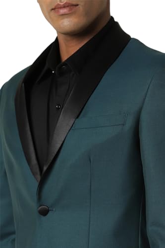 Image of Allen Solly Men's Polyester Blend Two Piece Business Suit Pants Set