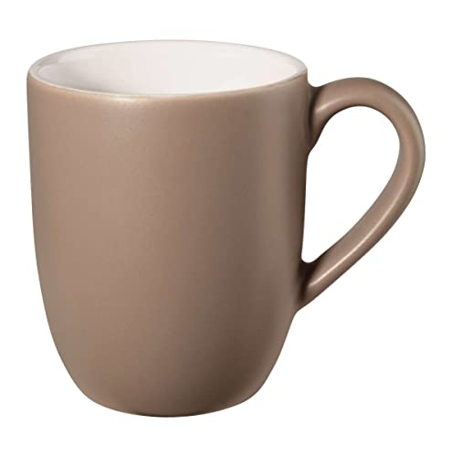 ASA Selection Grande Mug à anse Mug à café Tasse Taupe 500 ml