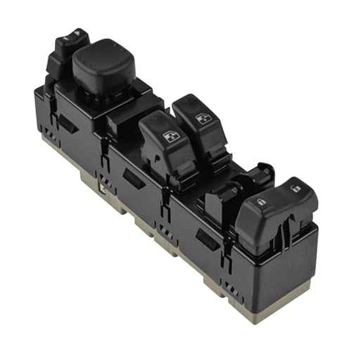 15883318/15883320 Master Power Window Switch, Door Lock Front Driver Side Two/Four Window Control Front Driver Side Master Replacement for 2003-2007 Che-vy, G-MC & Ca-dillac (15883318)