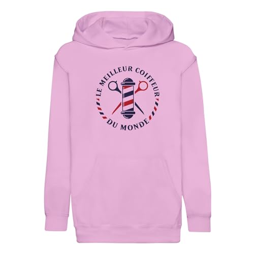 Sweat enfant Le Meilleur Coiffeur du Monde idée cadeau originale anniversaire style barbier