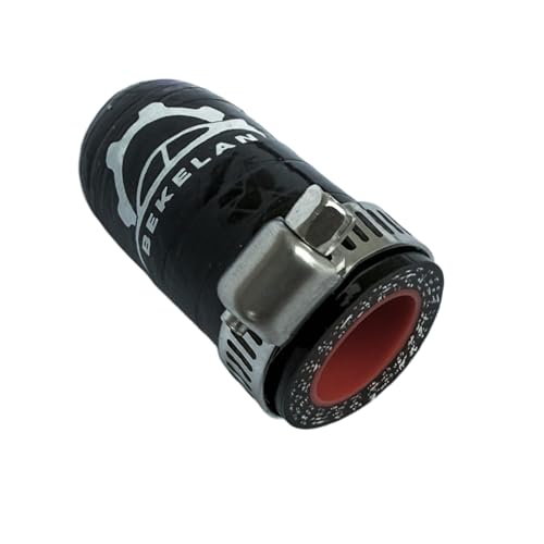 Bekelan 7/8 Inch (16mm) ID Black High Temperature 4-ply Reinforced Silicone Hose Cap w/ 1 Clamp,For Turbo Bypass Valve/Vacuum/Throttle Body Water Port/Heater Core/Fix Leak by bekelan - Used condition - US$10.60