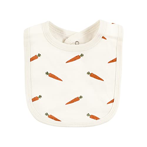 Image of Touched by Nature Unisex Baby Organic Cotton Bibs, Fruits And Veggies, One Size
