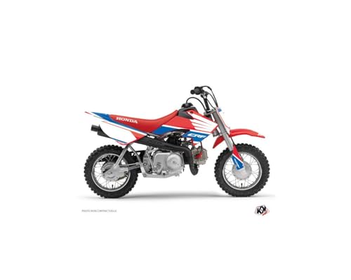 Kit déco moto cross Wing bleu compatible Honda 50 CRF