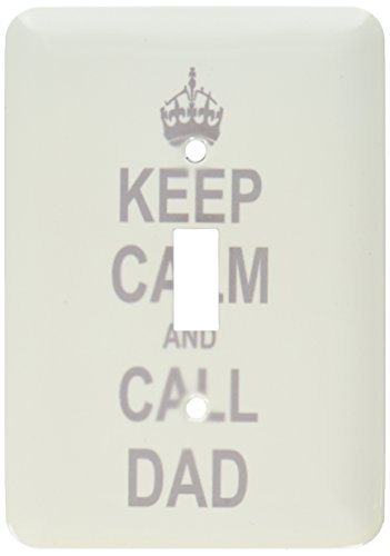 Interrupteur parodie Keep Calm 3dRose lsp_157695_1 rigide durable