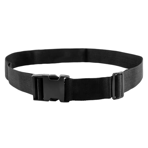 Cinturón de Seguridad para Silla de Ruedas Ajustable Correa con hebilla, Correa de hebilla ajustable para silla de ruedas para Pacientes Arnés de Seguridad, Negro, 180 × 5 cm