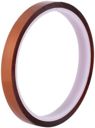 High-Temperature Insulating Tape 10mm x 30m Polyimide Film Adhesive for PCB, SMT Soldering Electronics Applications(10mm X 30m)