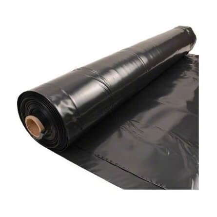 Bonerva Plástico Invernadero en Rollo | Plástico Negro | Plástico agricola | Plástico protección de Plantas | Plastico Protector de Muebles (600 galgas - Rollo 6 x 60 m (360m2))