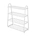 organizer do przechowywania butów 4-poziomowy Stojak Na Buty Z Kutego Metalu Stojak Na Buty Prosta Konstrukcja Solidna Wolnostojąca Półka Do Przechowywania 4-warstwowe (Color : White)
